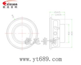 30mm蓝牙音箱喇叭成品图
