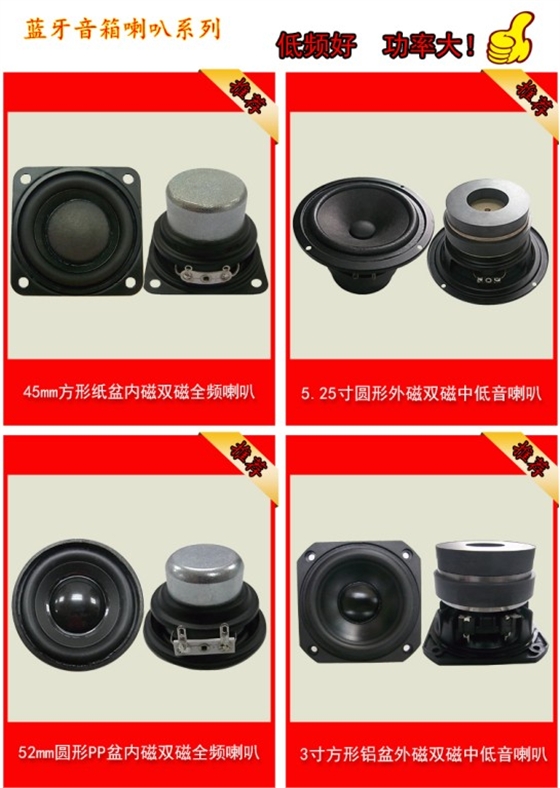 蓝牙音箱喇叭分类图 蓝牙音箱喇叭分类图